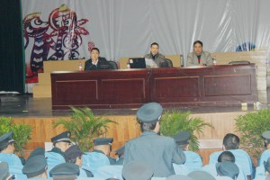 溫州國(guó)泰保安服務(wù)有限公司召開(kāi)金融保安隊(duì)伍安全工作會(huì)議